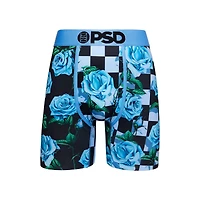 Blue PSD Rose Checkered Boxers