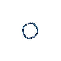 Navy and White Long Distance Beaded Bracelets - 2 Pack