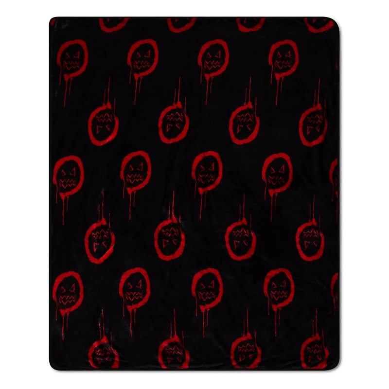 Split Face Sam Fleece Blanket - Trick 'r Treat