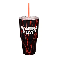 Chucky Wanna Play Cup with Straw - 30 oz.
