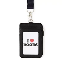 I Heart Boobs Lanyard Wallet - Danny Duncan