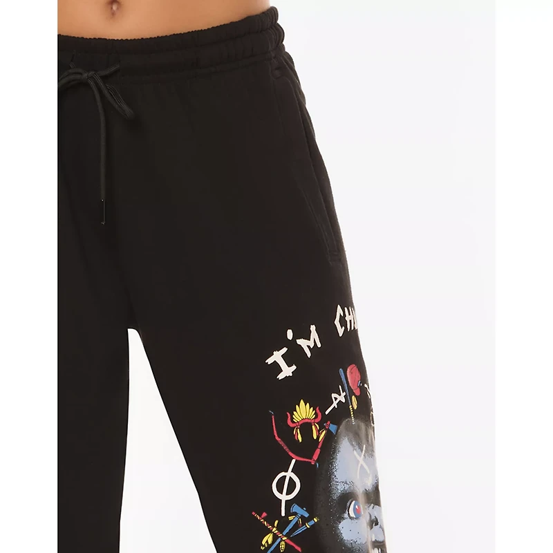 I'm Chucky Wanna Play Sequin Joggers