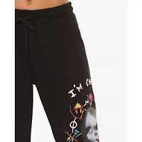 I'm Chucky Wanna Play Sequin Joggers