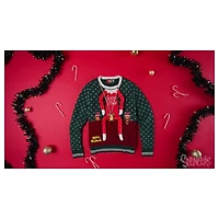 Light-Up Snoop on the Stoop Chain Christmas Sweater
