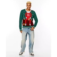 Light-Up Snoop on the Stoop Chain Christmas Sweater