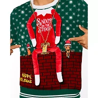 Light-Up Snoop on the Stoop Chain Christmas Sweater