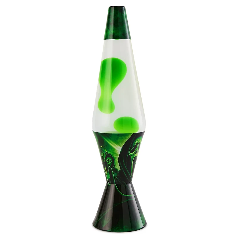 Ghost Face 17 Inch Lava Lamp Green