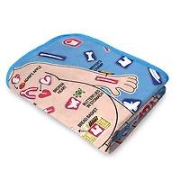 Operation Board Fleece Blanket