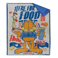 Garfield Here for the Food Fleece Blanket