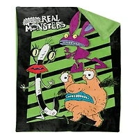 Ahh Real Monsters Fleece Blanket