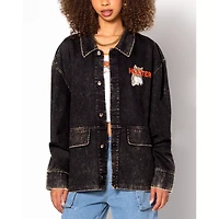 Hooters Racing Cropped Motorcycle Jacket