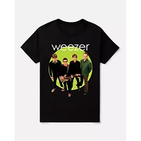 Weezer Green Circle T Shirt