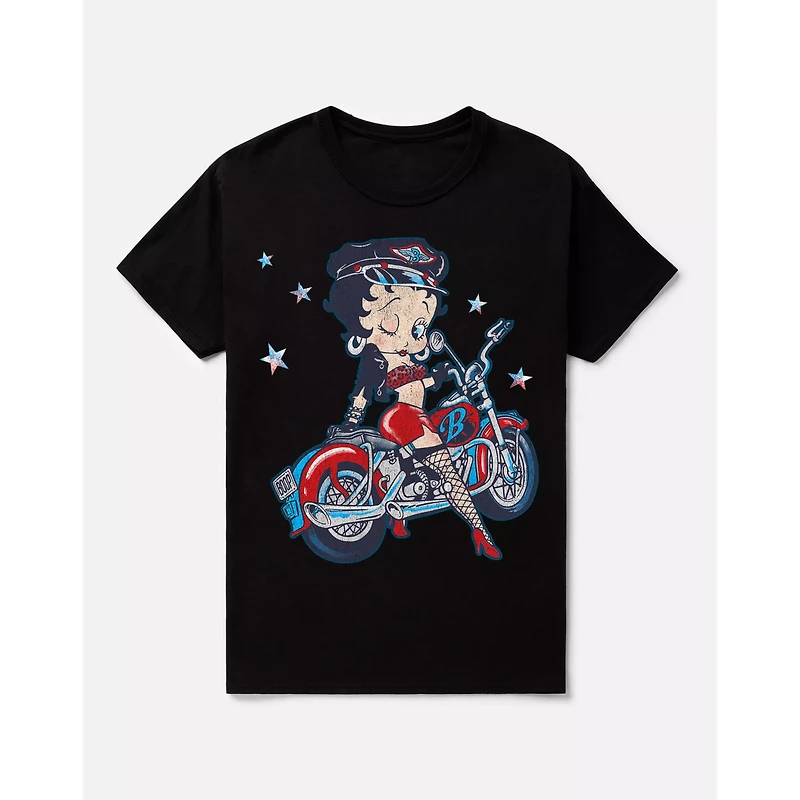Betty Boop Rider T Shirt