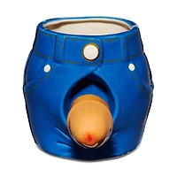 Brown Pecker Jeans Bobble Molded Coffee Mug - 20 oz.