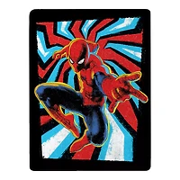 Psychedelic Spider-Man Fleece Blanket