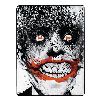 Joker Gone Bats Fleece Blanket