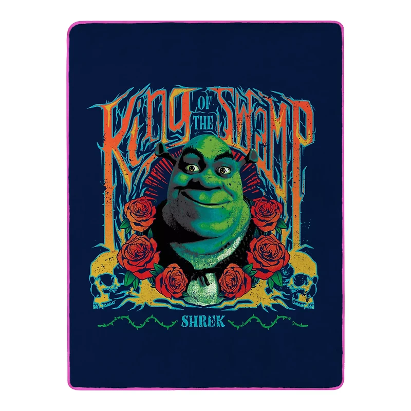 King of the Swamp Fleece Blanket - Shrek