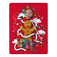 Shrek Eat Me Gumdrops Fleece Blanket