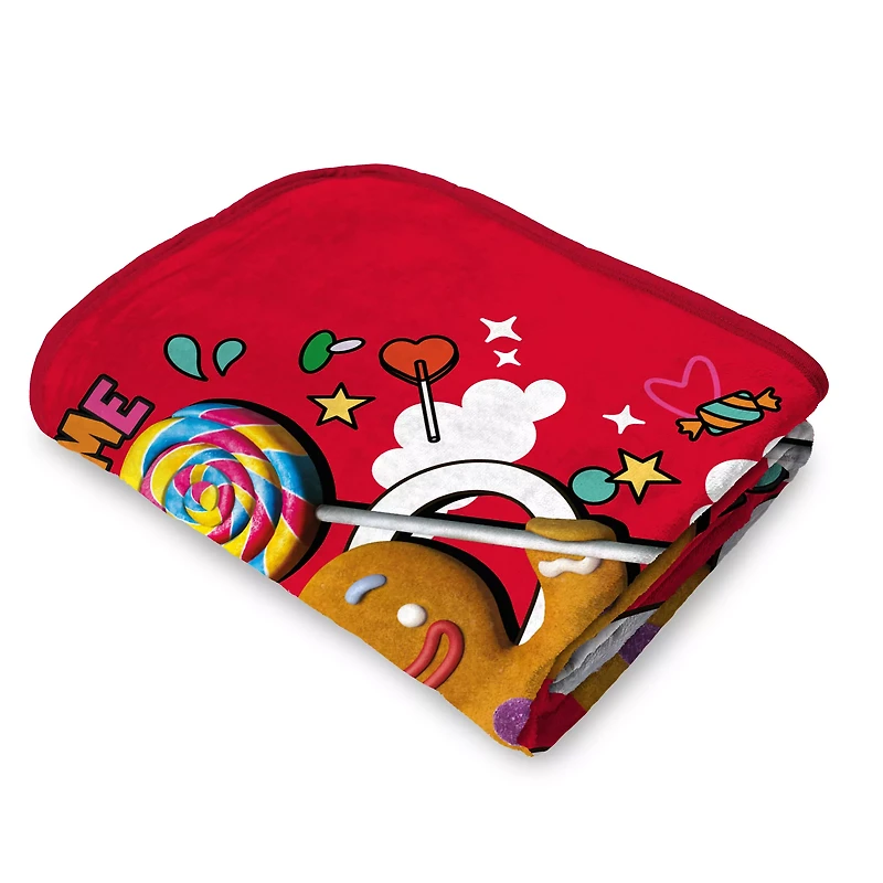 Shrek Eat Me Gumdrops Fleece Blanket