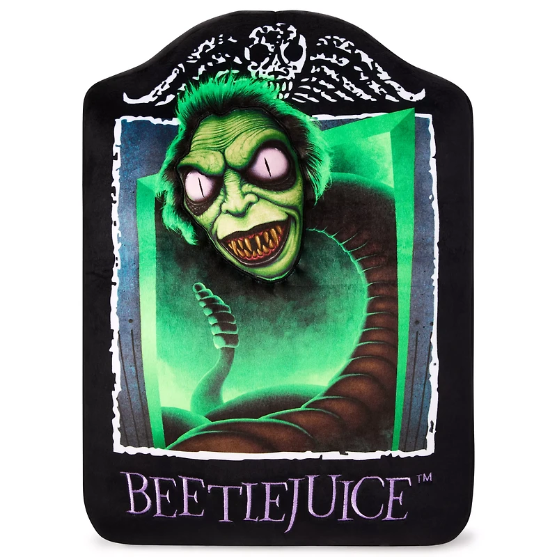 Beetlejuice Tombstone Pillow