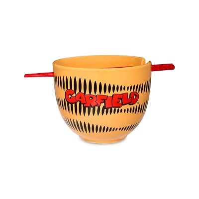 Garfield Bowl with Chopsticks