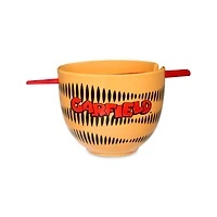 Garfield Bowl with Chopsticks