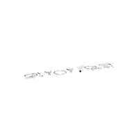 Multi-Pack Pearl Pin Nose Rings and Hoop Nose Rings 9 Pack - 20 Gauge
