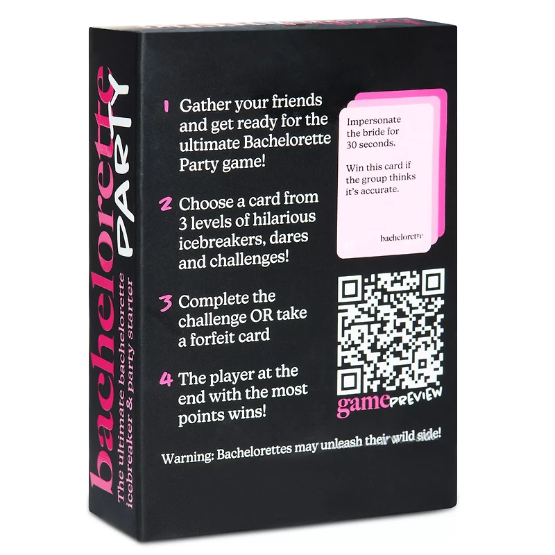 Bachelorette Party Game