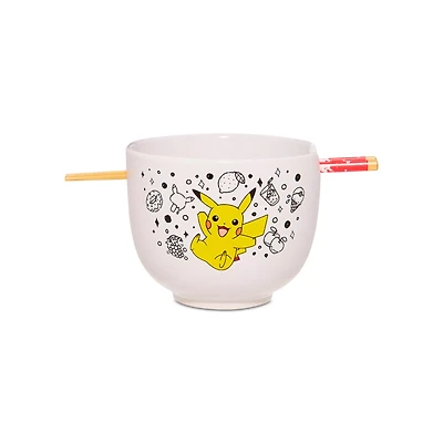 Pokémon Pikachu Bowl with Chopsticks