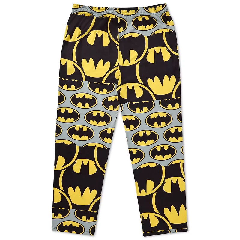 Bat Signal Patchwork Lounge Pants - Batman