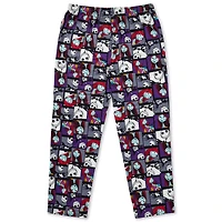 Jack and Sally Patchwork Square Lounge Pants - The Nightmare Before Christmas