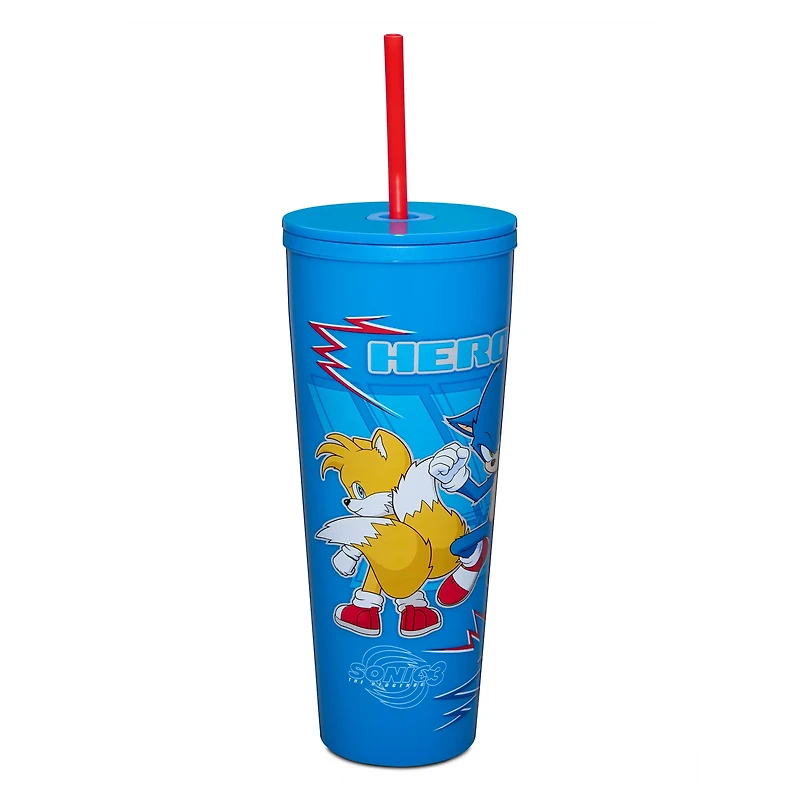 Sonic the Hedgehog Hero Trio Cup with Straw - 26 oz.