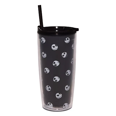 The Nightmare Before Christmas Jack Skellington Cup with Straw - 22 oz.