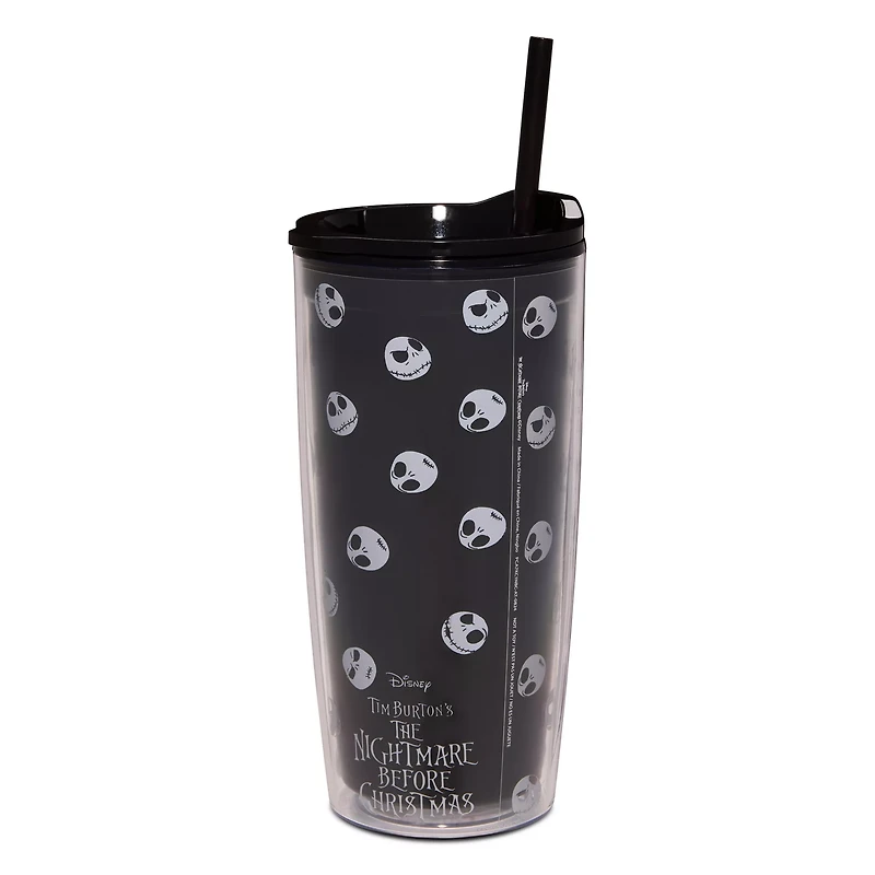 The Nightmare Before Christmas Jack Skellington Cup with Straw - 22 oz.