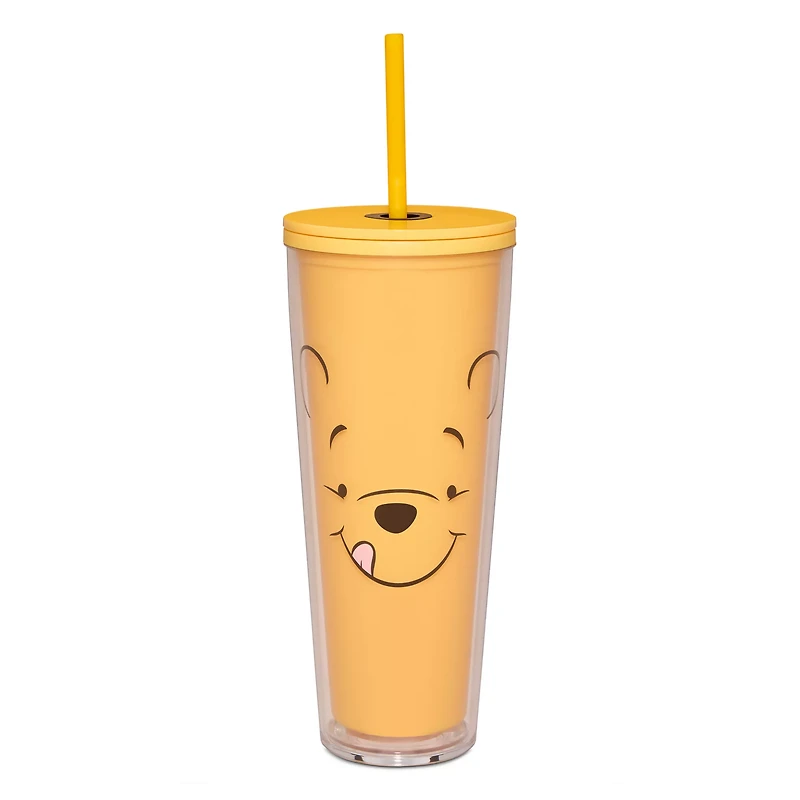 Winnie the Pooh Face Cup with Straw - 26 oz.