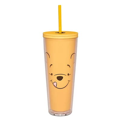 Winnie the Pooh Face Cup with Straw - 26 oz.