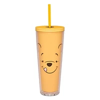 Winnie the Pooh Face Cup with Straw - 26 oz.