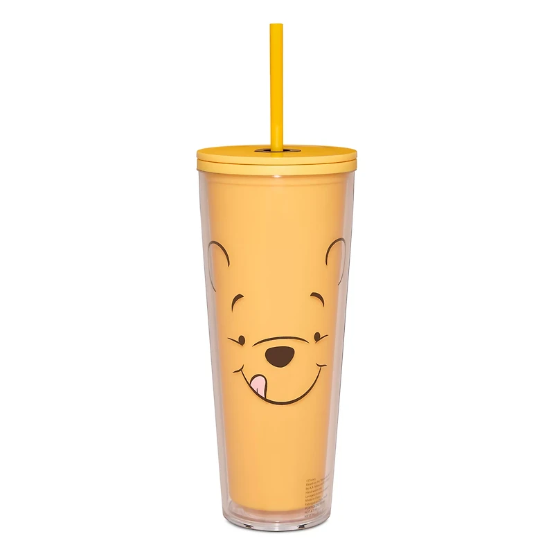 Winnie the Pooh Face Cup with Straw - 26 oz.