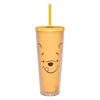Winnie the Pooh Face Cup with Straw - 26 oz.