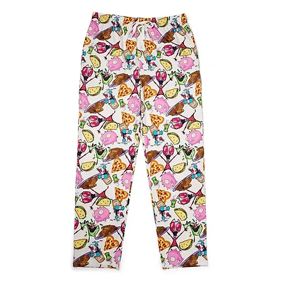 Invader Zim Tacos and Pizza Lounge Pants