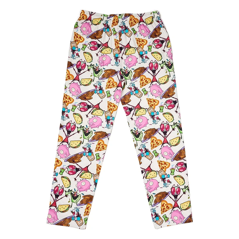 Invader Zim Tacos and Pizza Lounge Pants