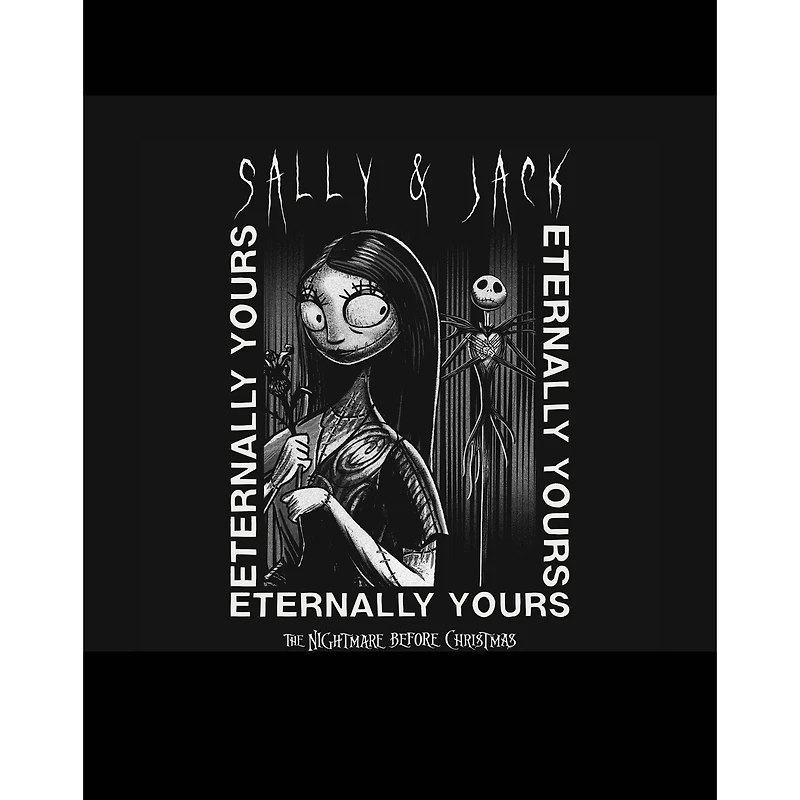 Sally and Jack Eternally Yours T Shirt - The Nightmare Before Christmas
