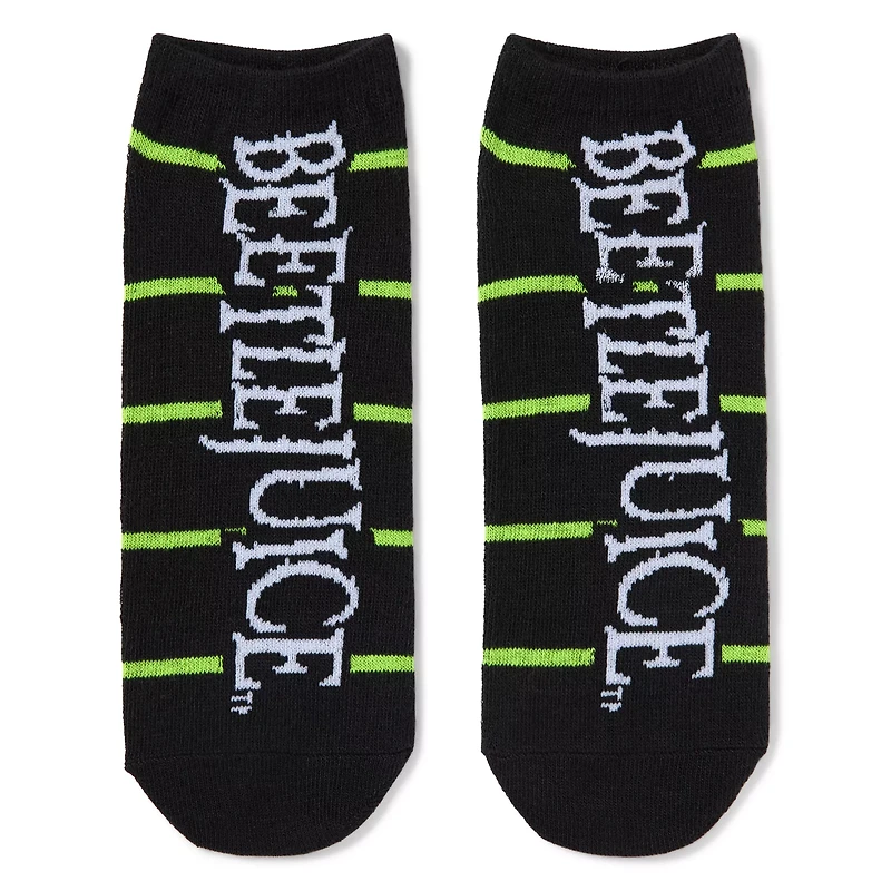 Multi-Pack It's Showtime No Show Socks 5 Pack - Beetlejuice