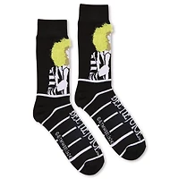 Beetlejuice 3D Hair Crew Socks