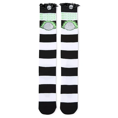 Beetlejuice Knee High Socks