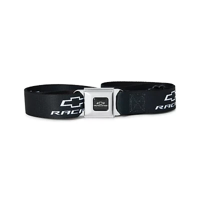 Buckle-Down Chevy Racing Logo Seatbelt Belt