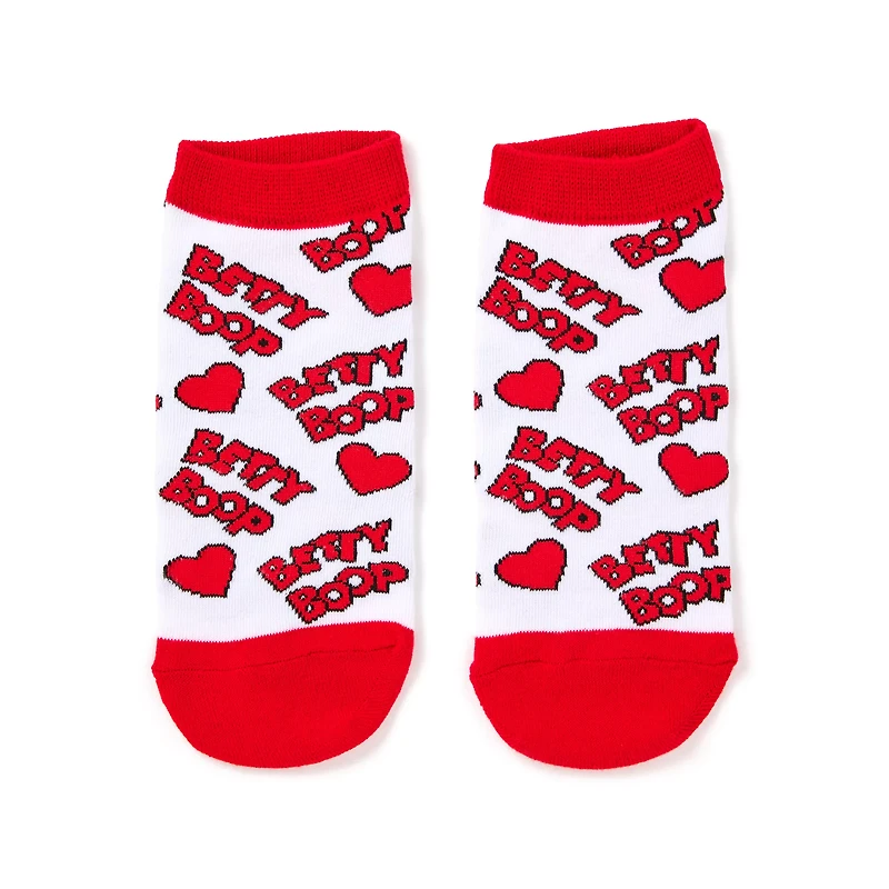 Multi-Pack Betty Boop Ankle Socks - 5 Pair
