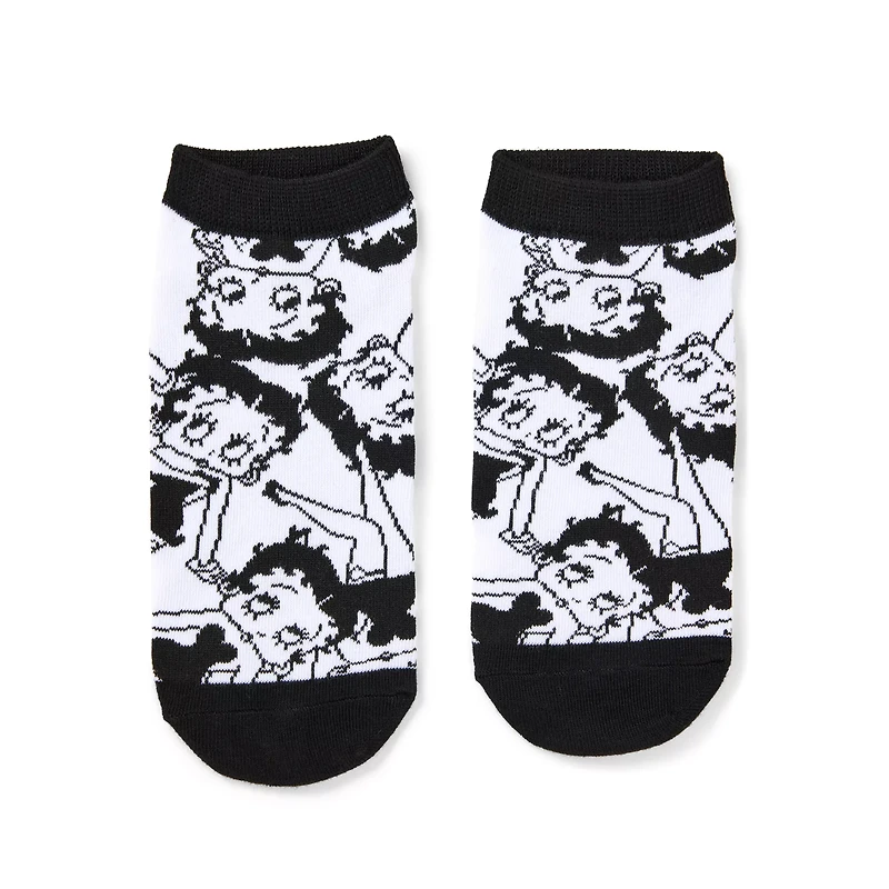 Multi-Pack Betty Boop Ankle Socks - 5 Pair