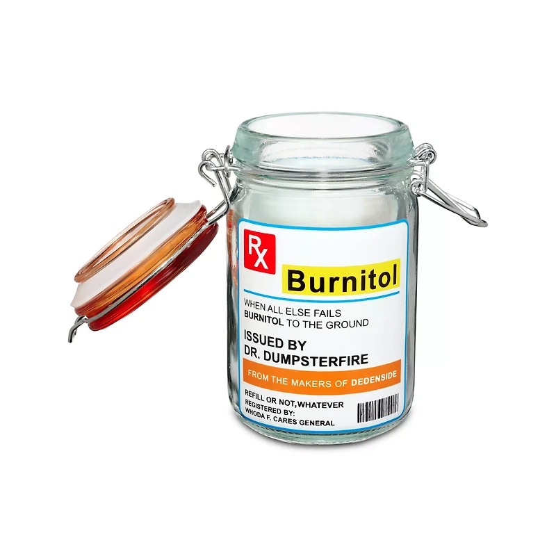 Rx Prescription Burnitol Stash Jar - 6 oz.