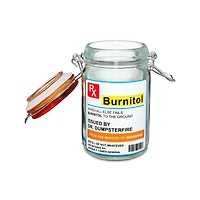 Rx Prescription Burnitol Stash Jar - 6 oz.